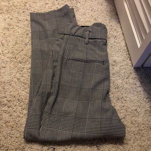 Cropped checkered pant